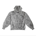 Stonewashed Script Zip-Up Hoodie