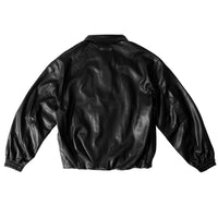 Pleather Bomber
