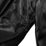 Pleather Bomber