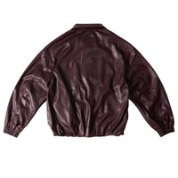 Pleather Bomber