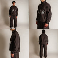 Raised Camo Print 1/4 Zip