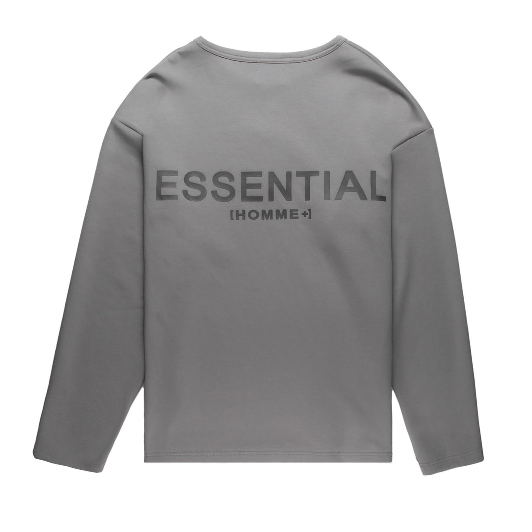 ESSENTIAL Rubber Logo L/S Big Tee